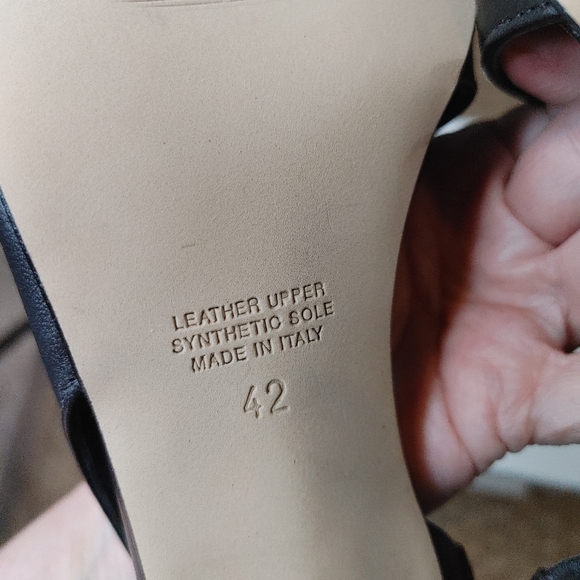 NAPOLEONI Square Toe Sling Back Sandal, BLACK 10.5 - Picture 13 of 14